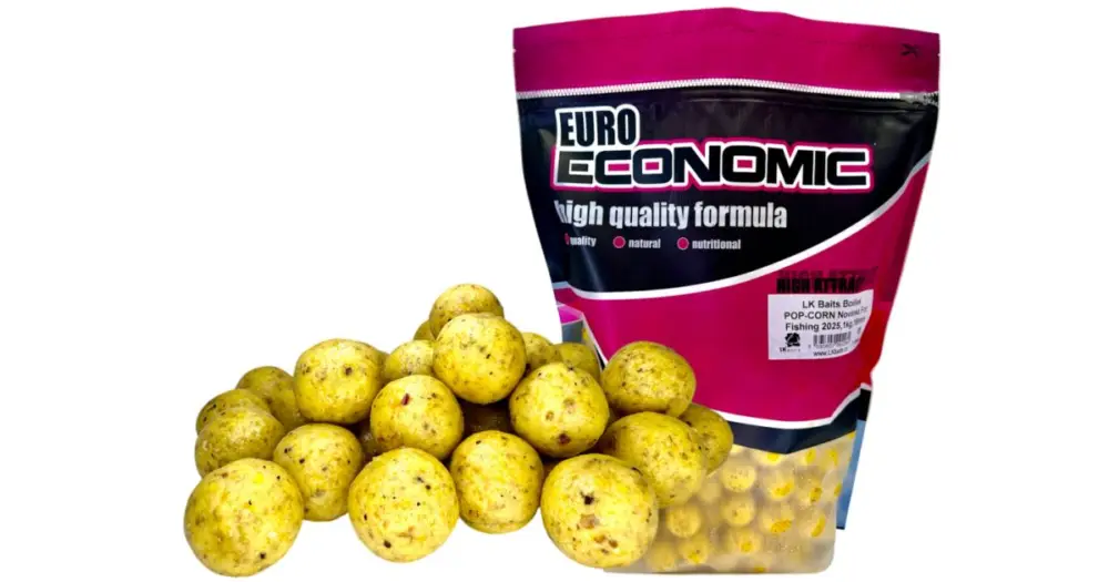 LK Baits Boilie Popcorn - 20 mm 1 kg Sleva