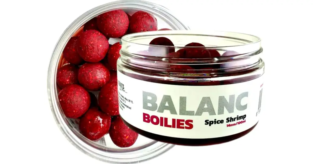 Levný LK Baits Balanc Boilies Spice Shrimp - 14 mm 100 ml