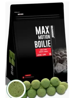 Akce Haldorádó Boilies Max Motion Long Life Green Force - 800 g 24 mm
