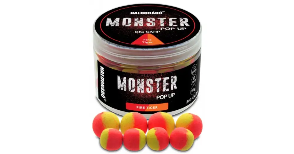 Haldorádó Pop Up Monster Magnum Fire Tiger - Big Carp 13 mm a 17 mm Časově Omezené