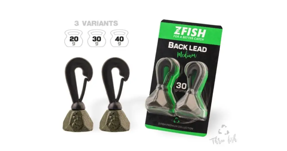 Nová Kolekce Zfish Back Lead 2 ks