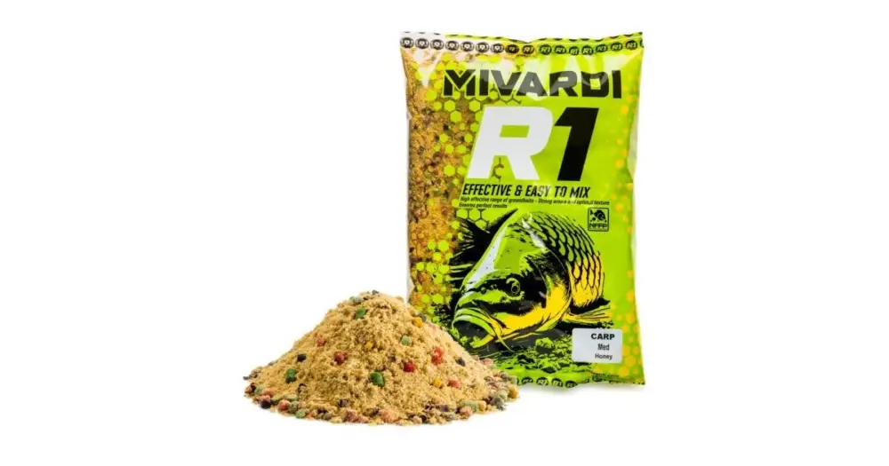 Mivardi Krmítková Směs R1 Carp 1,4 kg - Med Akční Nabídka