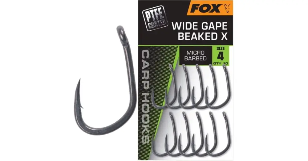 Fox Háčky Wide Gape Beaked X 10 ks Novinka