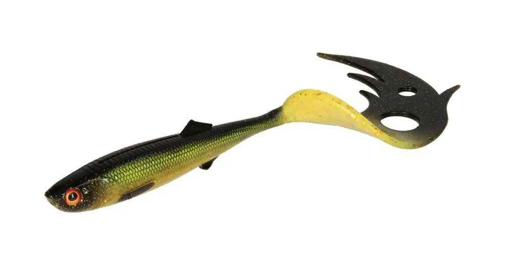 Akční Cena Mikado Gumová Nástraha Sicario Pike Tail Tench Balení - 10,5 cm 6 g 4 ks