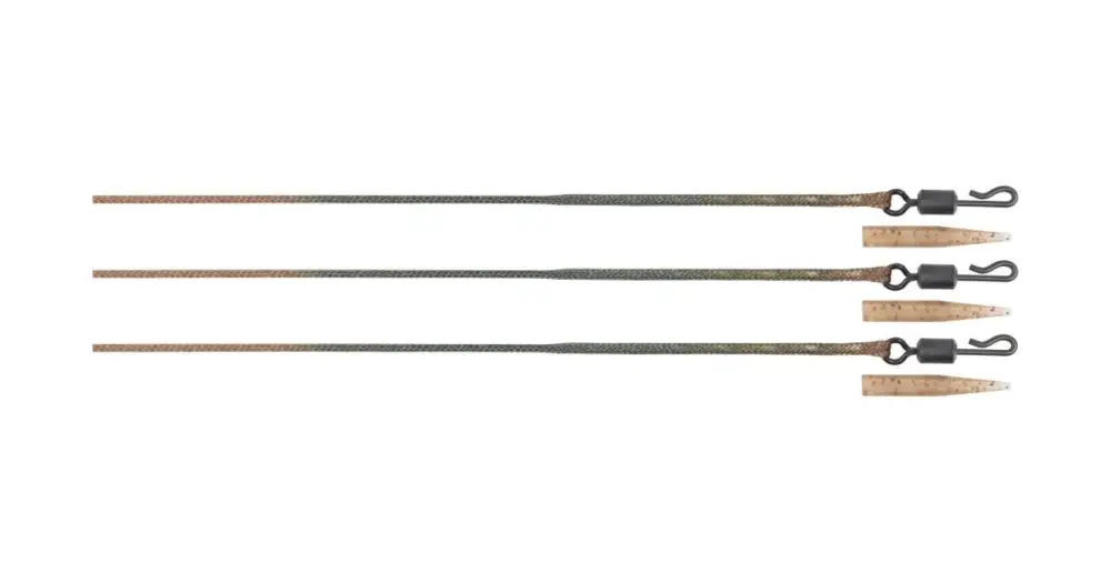Ověřený Fox Montáž Edges Camo Leadcore Leaders 50 lb 75 cm 3 ks