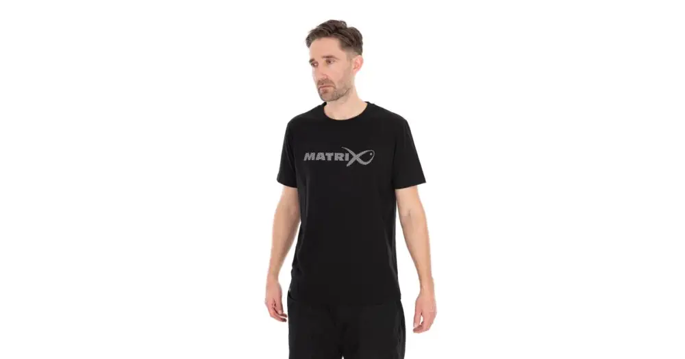 Matrix Tričko Large Fade T-Shirt Black Grey - S Cenově Výhodný