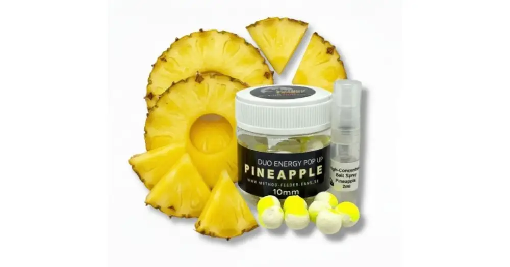 Výhodná Nabídka Method Feeder Fans Plovoucí Boilies Duo Energy 12 mm 50 ml - Ananas