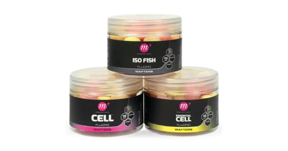 Mainline Balanced Boilie Fluoro Wafters Pink Yellow White 15 mm Časově Omezené