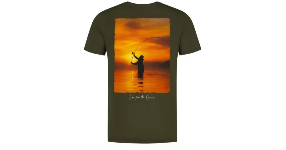 Levný Korda Tričko Sunrise Tee Dark Olive - S