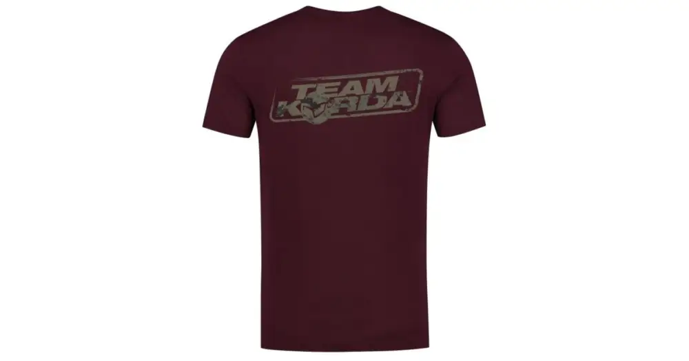 Korda Tričko TK Digi Kamo Tee Burgundy - XXL Finální Výprodej