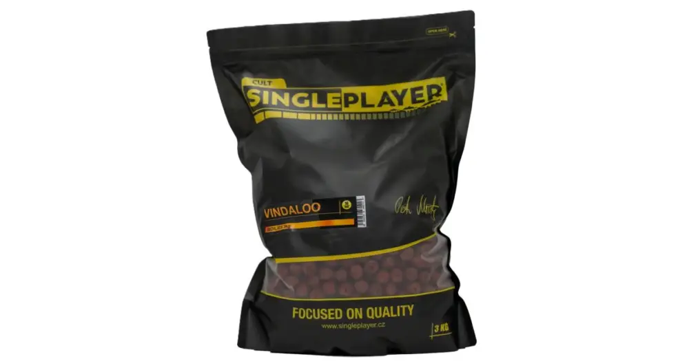 Výprodej Singleplayer Boilies Vindaloo - 3 kg 20 mm