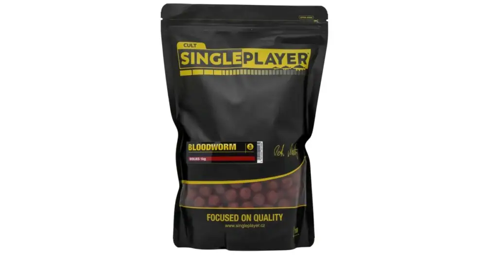 Singleplayer Boilies Bloodworm - 3 kg 24 mm Sezónní Sleva