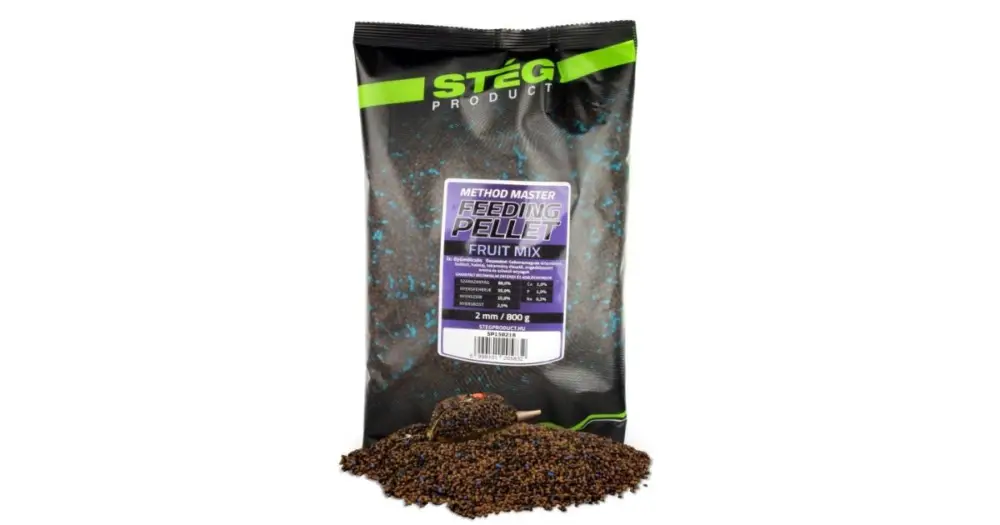 Časově Omezené Stég Pelety Feeding Pellet 800 g 2 mm - Fruit Mix