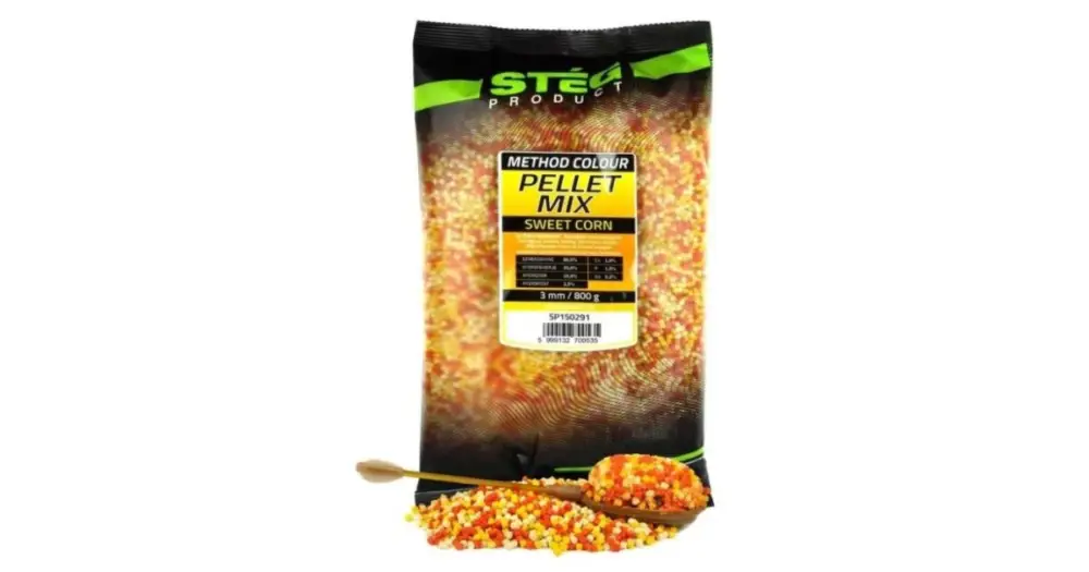 Stég Pelety Pellet Mix 800 g 3 mm - Sweet Corn Finální Výprodej