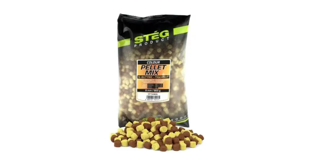 Hit Sezóny Stég Pelety Pellet Mix 800 g 8 mm - N-Butyric Tigernut