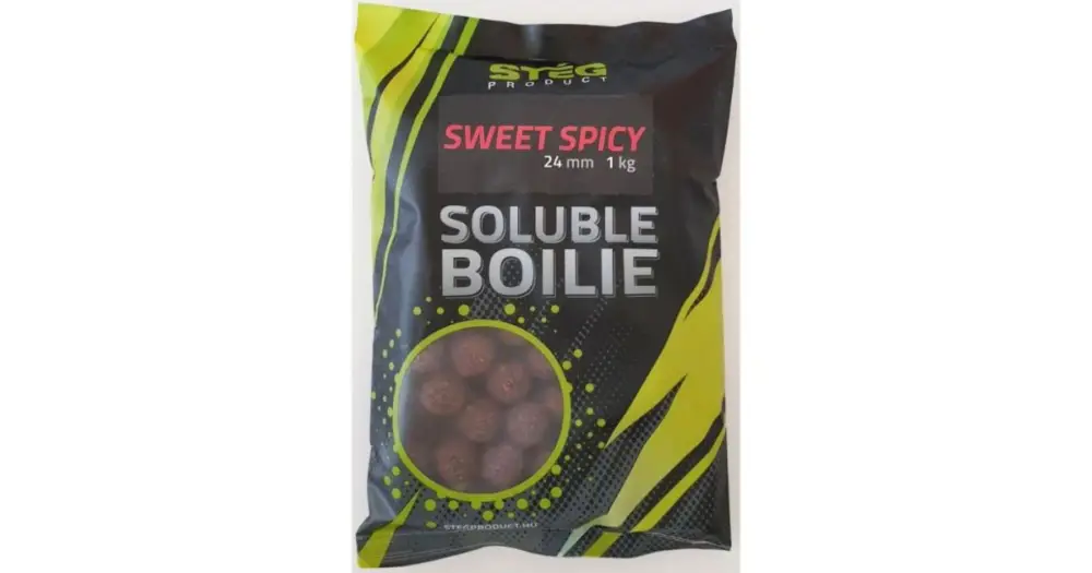 Stég Rozpustné Boilie Soluble Boilie 1 kg 24 mm - Sweet Spicy Sleva