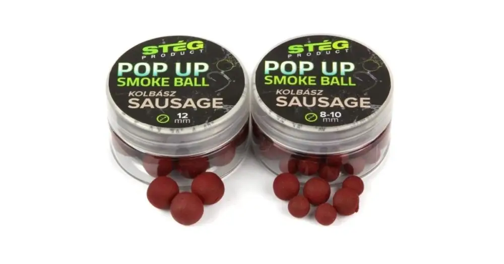 Stég Plovoucí Boilie Pop Up Smoke Ball 10 g 12 mm - Sausage Expresní Doručení