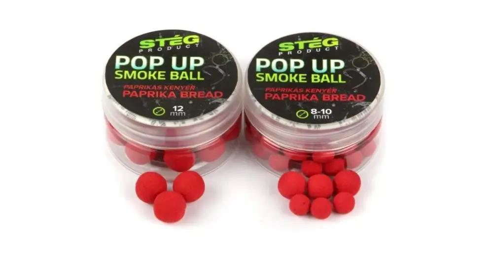 Stég Plovoucí Boilie Pop Up Smoke Ball 10 g 8-10 mm - Paprika Bread Levný