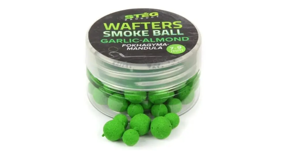 Hit Sezóny Stég Wafters Smoke Ball 15 g 7-9 mm - Garlic Almond