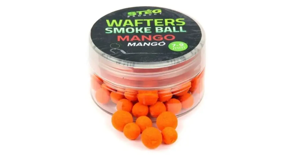 Stég Wafters Smoke Ball 15 g 7-9 mm - Mango Aktuální