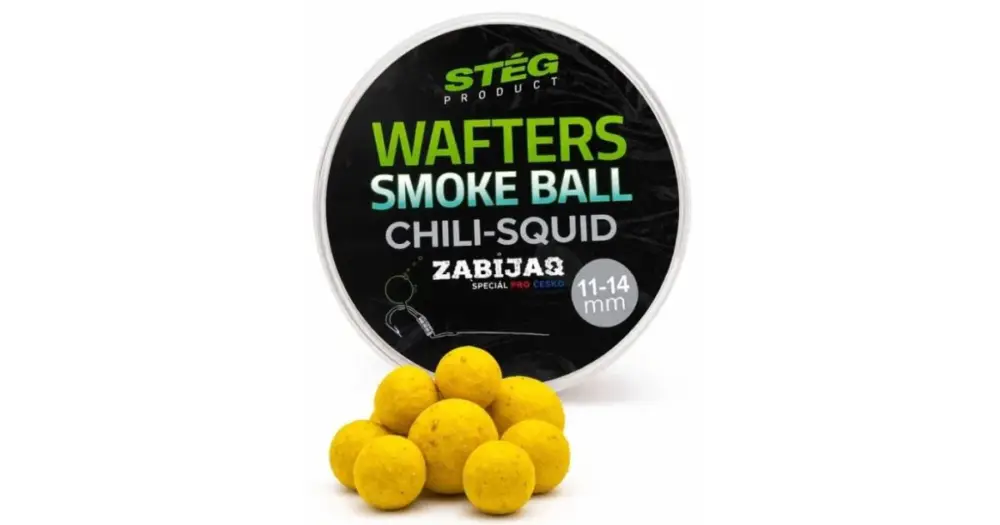 Značkový Stég Wafters ZABIJAQ Wafters SB 40 g 11-14 mm - Chili Squid