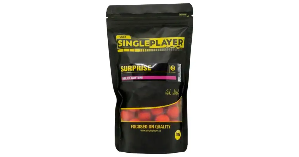 Singleplayer Vyvážené Boilies Wafters Surprise 200 g 20 mm Levný