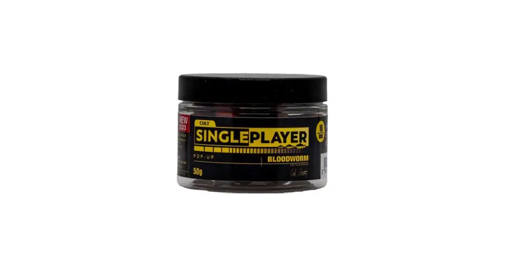Autentický Singleplayer Plovoucí Boilies Pop-Up Boilies Bloodworm 50 g
