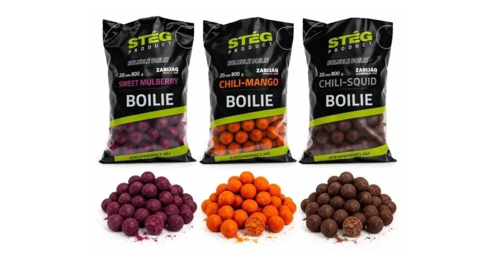 Cenový Hit Stég Rozpustné Boilie ZABIJAQ Soluble Boilie 800 g 20 mm