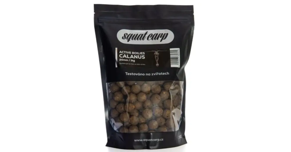 Tovární Cena Squat Carp Active Boilies Calanus - 5 kg 24 mm