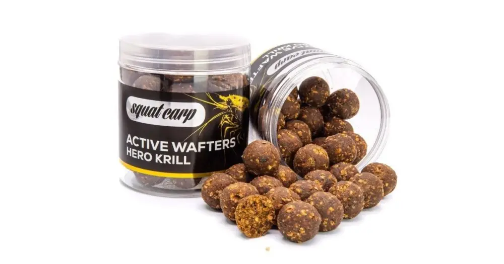 Koupit Online Squat Carp Vyvážené Boilies Wafters Hero Krill