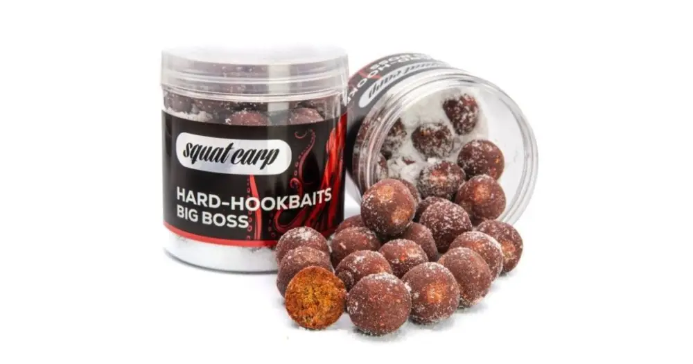 Objednat Nyní Squat Carp Tvrzené Boilies Hard Hookbaits Big Boss 170 g - 24 mm