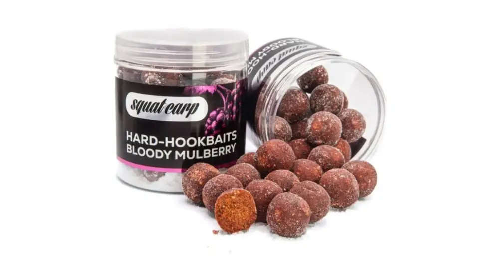 Must-Have Squat Carp Tvrzené Boilies Hard Hookbaits Bloody Mulberry 170 g
