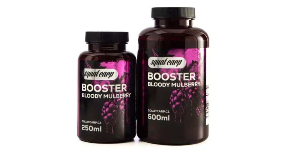 Squat Carp Booster Bloody Mulberry - 500 ml Cenový Hit