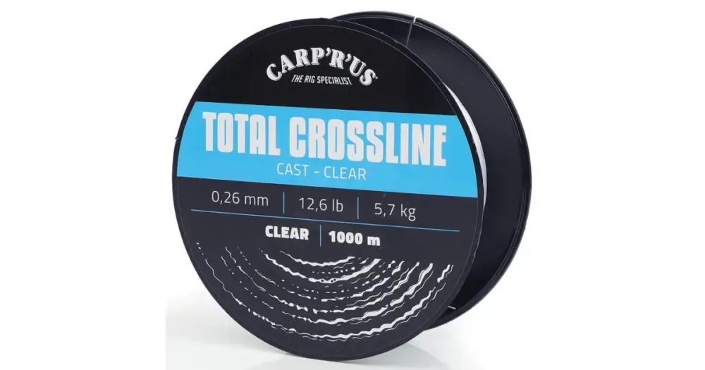 Objednat Nyní Carp´R´Us Vlasec Total Crossline Cast Clear 1000 m - 0,26 mm 5,7 kg