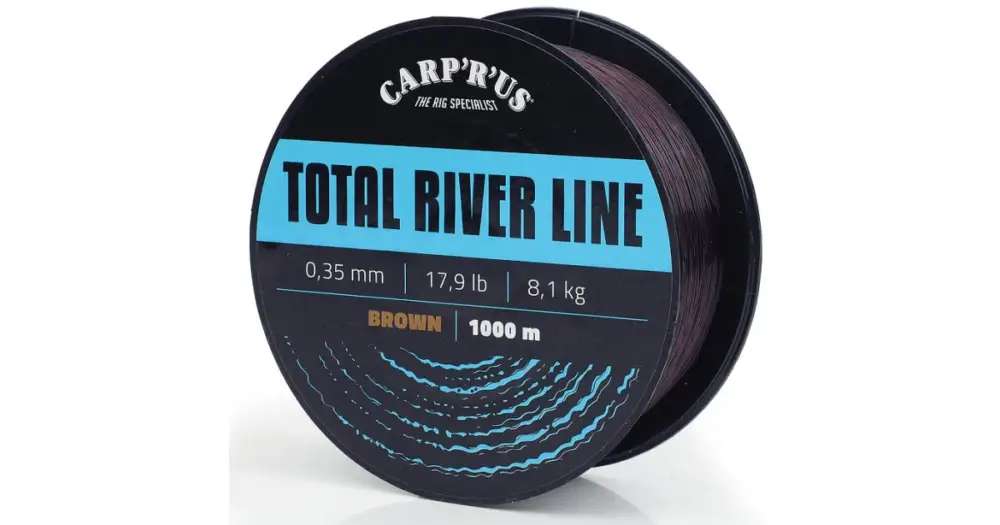 Carp´R´Us Vlasec Total River Line Brown - 1000 m 0,40 mm 10,5 kg Rychlé Dodání