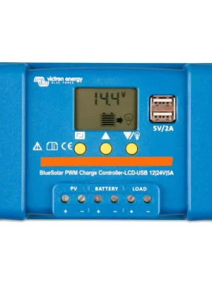 PWM solární regulátor Victron Energy BlueSolar-LCDandUSB 5A Must-Have