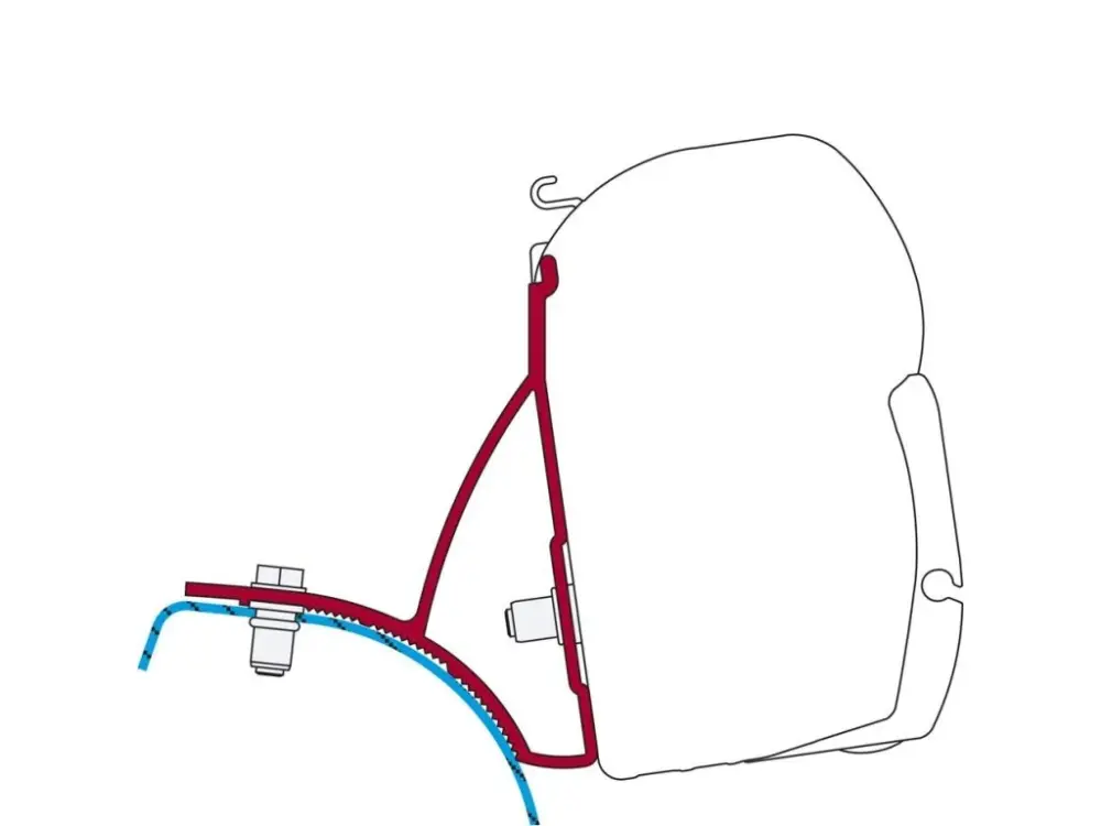 Adaptér Fiamma F45S pro Renault Trafic/Vivaro Autentický