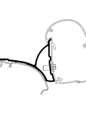 Adaptér pro VW T5, T6 s C-lištou na markýzy Thule 5102 Rychlé Dodání