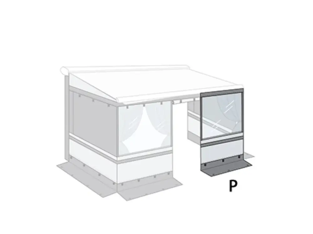 Ověřený Rozšíření přední stěny předstanu CS Light XL k markýzám Fiamma CaravanStore XL a EVO