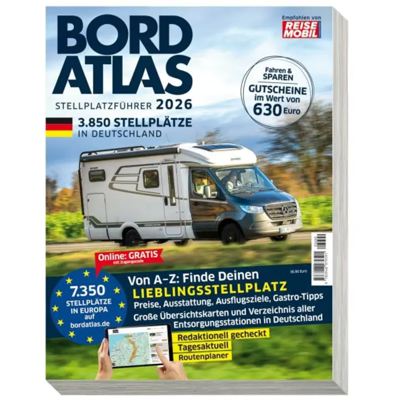 Must-Have Reisemobil Boardatlas 2026