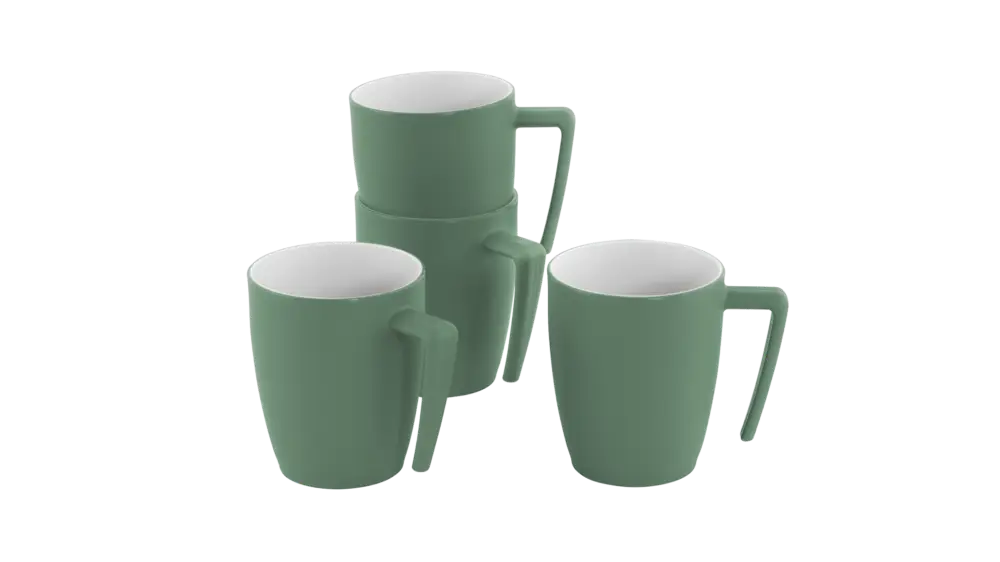 Outwell Gala 4 Person Mug Set Shadow Green Nejprodávanější