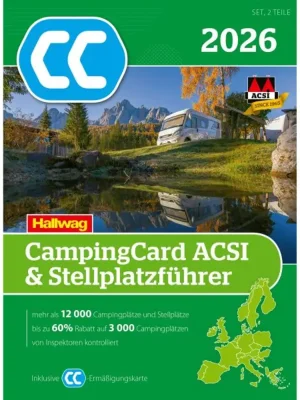 Cenová Bomba ACSI CampingCard & Stellplatzfuhrer 2026 - německy