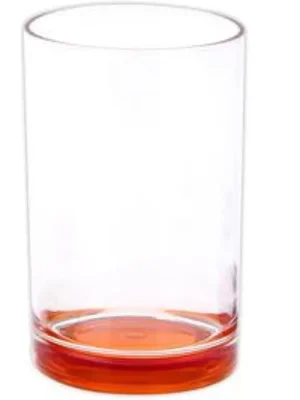 Levný Sklenička 0.35 L s oranžovým dnem