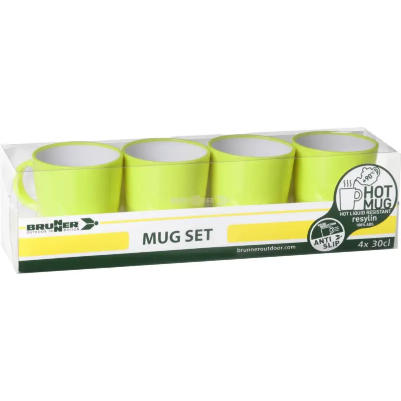 Sada hrnků Brunner Hot Mug zelená Expresní Doručení