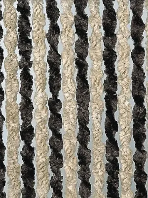 Kup Teď Závěs 100x205 cm, tmavě hnědá/béžová
