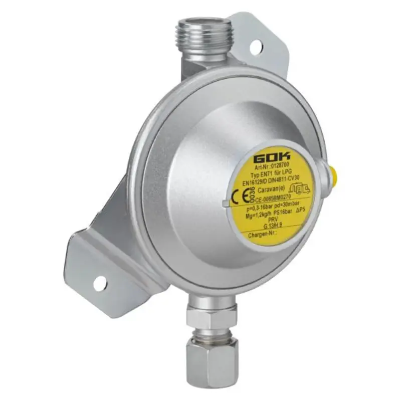 Víkendová Akce Regulátor GOK 30mbar 1,2kg/h s držákem 10mm