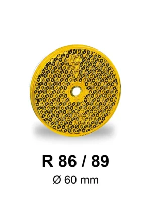 Nejlepší Cena Odrazka JOKON R86 žlutá, s otvorem 6 mm