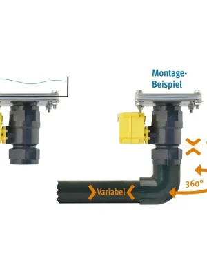 Must-Have Kulový elektrický ventil LILIE GrauGELB pro připojení k nádrži